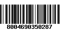 Código de Barras 8004690350287