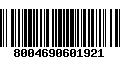 Código de Barras 8004690601921