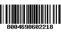 Código de Barras 8004690602218