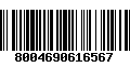 Código de Barras 8004690616567