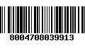 Código de Barras 8004708039913