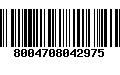 Código de Barras 8004708042975