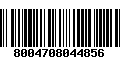 Código de Barras 8004708044856