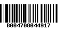 Código de Barras 8004708044917