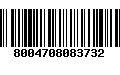 Código de Barras 8004708083732