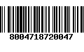 Código de Barras 8004718720047