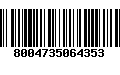 Código de Barras 8004735064353