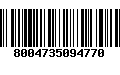 Código de Barras 8004735094770