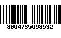 Código de Barras 8004735098532