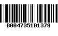 Código de Barras 8004735101379