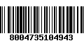 Código de Barras 8004735104943