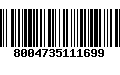 Código de Barras 8004735111699