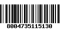 Código de Barras 8004735115130