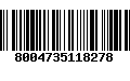 Código de Barras 8004735118278