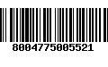 Código de Barras 8004775005521