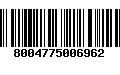 Código de Barras 8004775006962