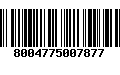 Código de Barras 8004775007877