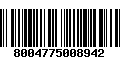 Código de Barras 8004775008942