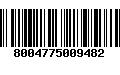 Código de Barras 8004775009482