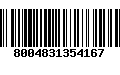 Código de Barras 8004831354167