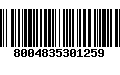 Código de Barras 8004835301259