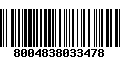 Código de Barras 8004838033478