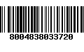 Código de Barras 8004838033720