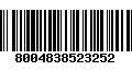 Código de Barras 8004838523252