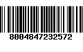 Código de Barras 8004847232572