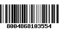 Código de Barras 8004868103554