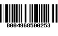 Código de Barras 8004968500253