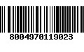 Código de Barras 8004970119023