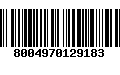 Código de Barras 8004970129183