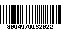 Código de Barras 8004970132022