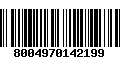 Código de Barras 8004970142199