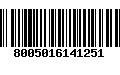 Código de Barras 8005016141251