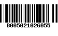 Código de Barras 8005021026055