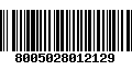 Código de Barras 8005028012129