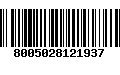 Código de Barras 8005028121937