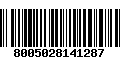 Código de Barras 8005028141287