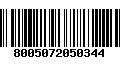 Código de Barras 8005072050344