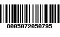 Código de Barras 8005072050795