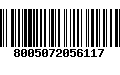 Código de Barras 8005072056117