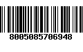 Código de Barras 8005085706948