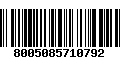 Código de Barras 8005085710792