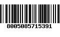 Código de Barras 8005085715391