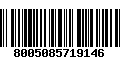 Código de Barras 8005085719146