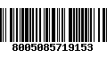 Código de Barras 8005085719153