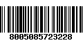 Código de Barras 8005085723228