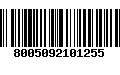 Código de Barras 8005092101255